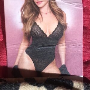 Pink LACE BRA -LET Corset Daisy Fuentes lingerie SZ 38DD